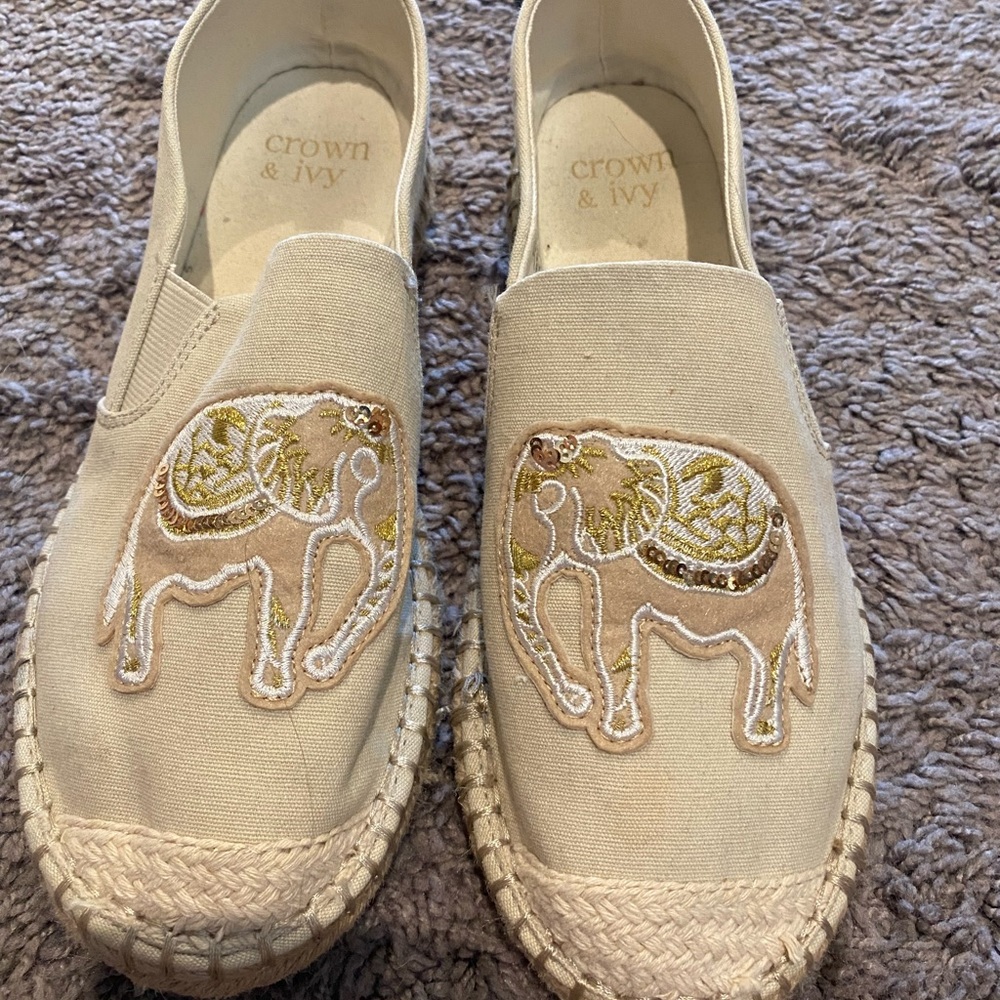 Elephant espadrilles